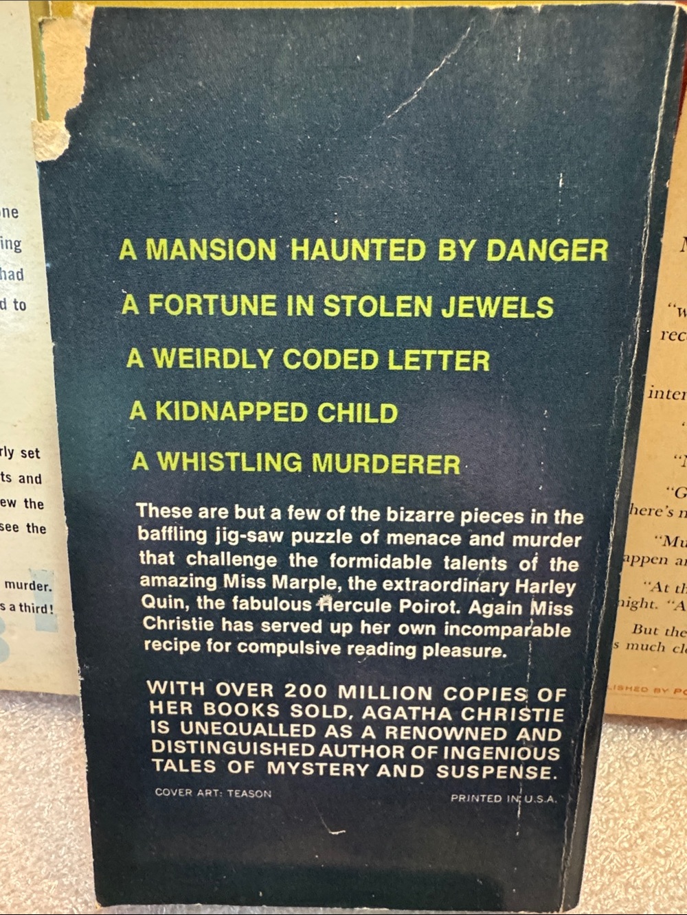 Vintage Agatha Christie Mystery Paperback Book Set -Six Books - Picture 9 of 9
